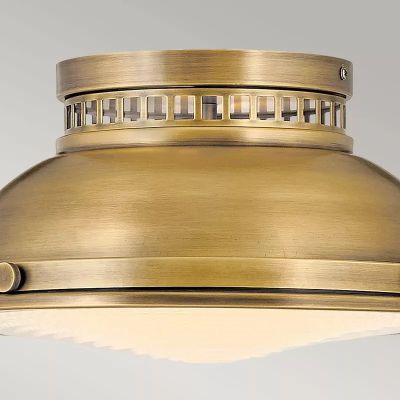 Elstead Lighting Amelia lampa podsufitowa 2x40 W mosiądz HK-AMELIA-F-M-HB