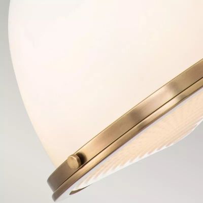 Elstead Lighting Amelia lampa wisząca 1x60 W mosiądz HK-AMELIA-P-M-HB