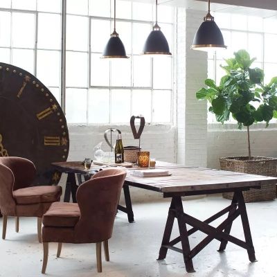 Elstead Lighting Amelia lampa wisząca 1x60 W brązowa HK-AMELIA-P-M-RB