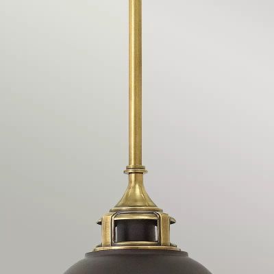 Elstead Lighting Amelia lampa wisząca 1x60 W brązowa HK-AMELIA-P-S-RB