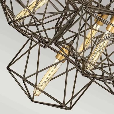 Elstead Lighting Astrid lampa wisząca 11x60 W złota-brązowa HK-ASTRID-11P