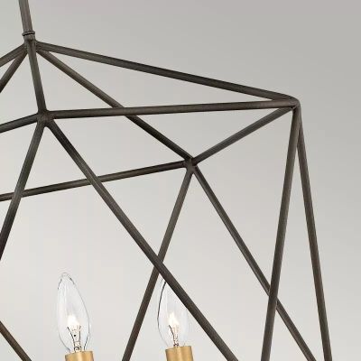 Elstead Lighting Astrid lampa wisząca 3x60 W złota-brązowa HK-ASTRID-3P