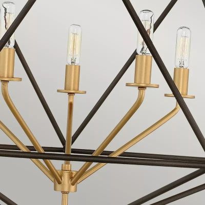 Elstead Lighting Astrid lampa wisząca 5x60 W złota-brązowa HK-ASTRID-5P