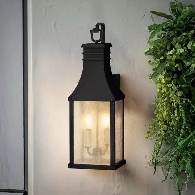 Elstead Lighting Beacon Hill kinkiet zewnętrzny 2x40 W czarny HK-BEACON-HILL-M-MB