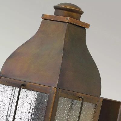 Elstead Lighting Bingham kinkiet zewnętrzny 2x60 W brązowy HK-BINGHAM-M