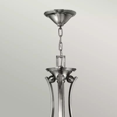 Elstead Lighting Bolla lampa wisząca 9x60 W nikiel HK-BOLLA9