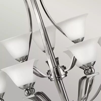 Elstead Lighting Bolla lampa wisząca 9x60 W nikiel HK-BOLLA9