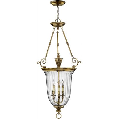 Elstead Lighting Cambridge lampa wisząca 3x60 W mosiądz oksydowany HK-CAMBRIDGE-P-L
