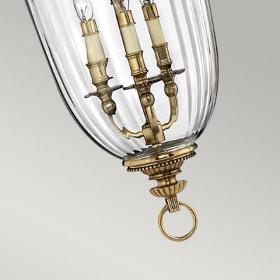 Elstead Lighting Cambridge lampa wisząca 3x60 W mosiądz oksydowany HK-CAMBRIDGE-P-L