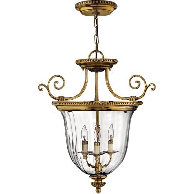 Elstead Lighting Cambridge lampa wisząca 3x60 W mosiądz oksydowany HK-CAMBRIDGE-P-S