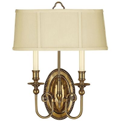 Elstead Lighting Cambridge kinkiet 2x40 W mosiądz oksydowany/kość słoniowa HK-CAMBRIDGE2-B