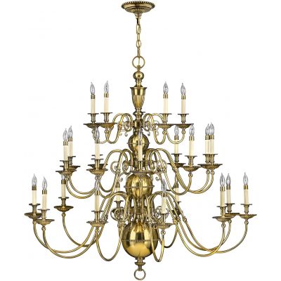 Elstead Lighting Cambridge lampa wisząca 25x40 W mosiądz oksydowany HK-CAMBRIDGE25