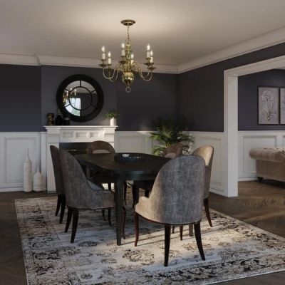 Elstead Lighting Cambridge lampa wisząca 6x40 W mosiądz oksydowany HK-CAMBRIDGE6