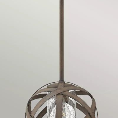 Elstead Lighting Carson lampa wisząca 1x40 W żelazo HK-CARSON-P