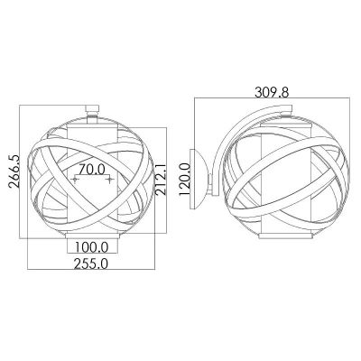 Elstead Lighting Carson kinkiet zewnętrzny 1x60 W żelazo HK-CARSON1