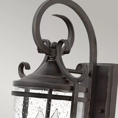 Elstead Lighting Casa kinkiet zewnętrzny 2x40 W czarny HK-CASA-M