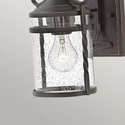 Elstead Lighting Casa kinkiet zewnętrzny 1x60 W czarny HK-CASA-S