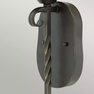 Elstead Lighting Casa kinkiet zewnętrzny 1x60 W czarny HK-CASA1