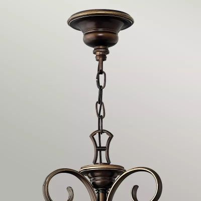 Elstead Lighting Cello lampa wisząca 15x60 W brązowa HK-CELLO15