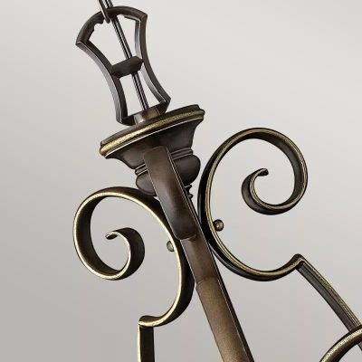Elstead Lighting Cello lampa wisząca 3x60 W brązowa HK-CELLO3