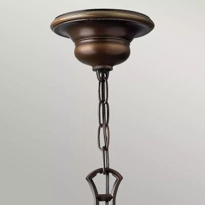 Elstead Lighting Cello lampa wisząca 6x60 W brązowa HK-CELLO6