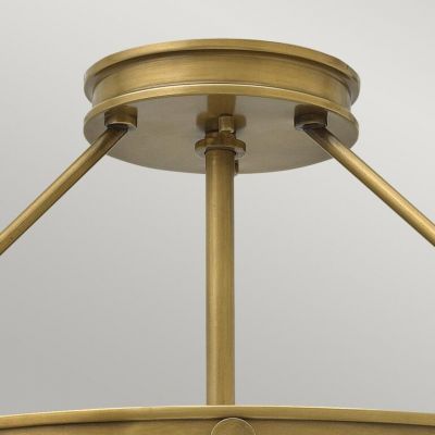 Elstead Lighting Collier lampa podsufitowa 4x40 W stary mosiądz HK-COLLIER-SF-M