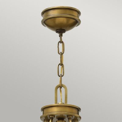 Elstead Lighting Collier lampa wisząca 5x40 W stary mosiądz HK-COLLIER5