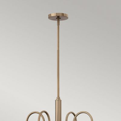 Elstead Lighting Congress lampa wisząca 4x100 W szczotkowany karmel HK-CONGRESS4-C-BC