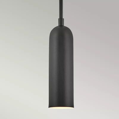 Elstead Lighting Dax lampa wisząca 1x8 W czarna HK-DAX-MP-BK