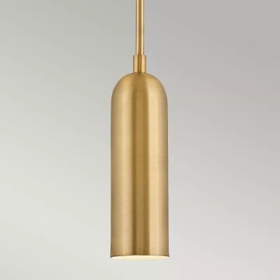 Elstead Lighting Dax lampa wisząca 1x8 W mosiądz HK-DAX-MP-HB