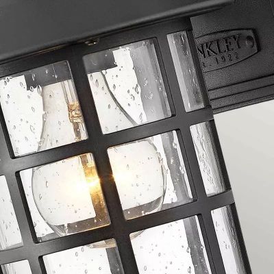 Elstead Lighting Freeport kinkiet zewnętrzny 1x40 W czarny HK-FREEPORT2-S-TBK