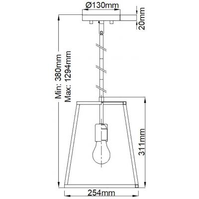 Elstead Lighting Fulton lampa wisząca 1x60 W mosiądz-brązowa HK-FULTON-P