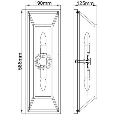 Elstead Lighting Fulton kinkiet 2x60 W mosiądz-brązowy HK-FULTON2