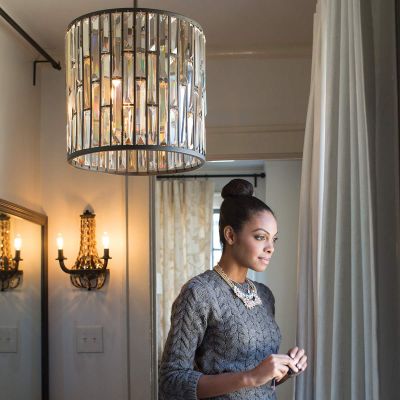 Elstead Lighting Gemma lampa wisząca 3x60 W brązowa vintage HK-GEMMA-P-B-VBZ