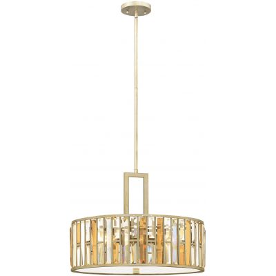 Elstead Lighting Gemma lampa wisząca 3x60 W srebrna HK-GEMMA-P-C-SL