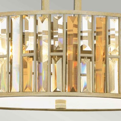 Elstead Lighting Gemma lampa wisząca 3x60 W srebrna HK-GEMMA-P-C-SL