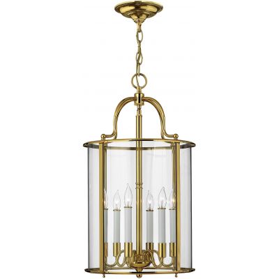 Elstead Lighting Gentry lampa wisząca 6x60 W mosiądz polerowany HK-GENTRY-P-L-PB