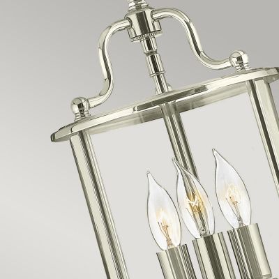 Elstead Lighting Gentry lampa wisząca 3x60 W nikiel polerowany HK-GENTRY-P-S-PN