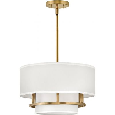 Elstead Lighting Graham lampa wisząca 3x40 W mosiądz lakierowany HK-GRAHAM-M-LCB