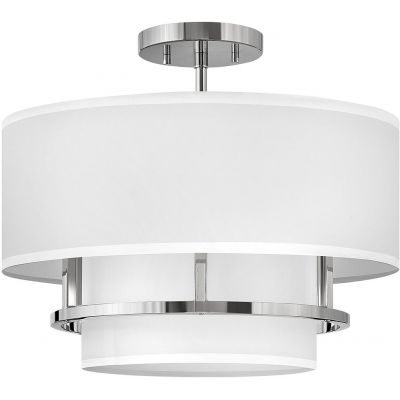 Elstead Lighting Graham lampa wisząca 3x40 W nikiel polerowany HK-GRAHAM-M-PN