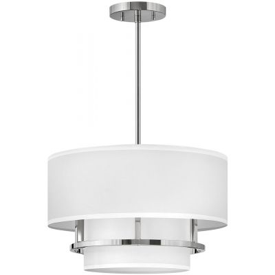 Elstead Lighting Graham lampa wisząca 3x40 W nikiel polerowany HK-GRAHAM-M-PN
