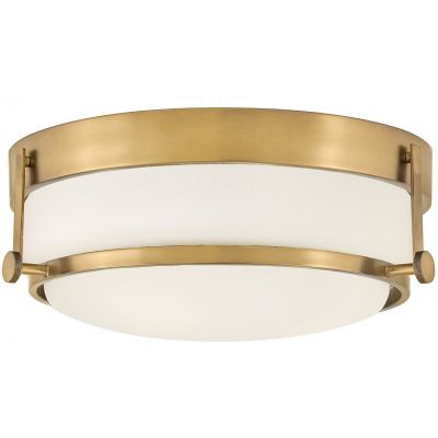 Elstead Lighting Harper plafon 3x60 W biały-stary mosiądz HK-HARPER-F-HB