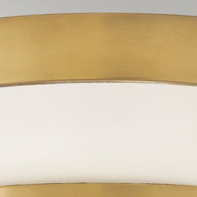 Elstead Lighting Harper plafon 3x60 W biały-stary mosiądz HK-HARPER-F-HB