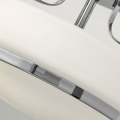 Elstead Lighting Harper lampa podsufitowa 3x60 W biała-chrom polerowany HK-HARPER-SFS-CM