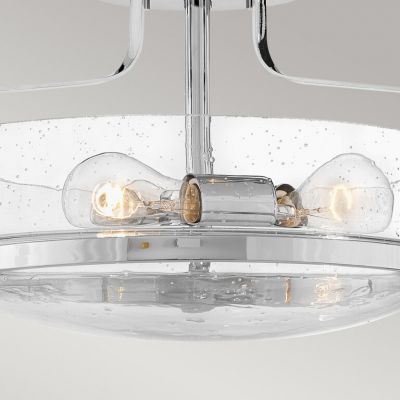 Elstead Lighting Harper lampa podsufitowa 3x60 W chrom polerowany-przezroczysta HK-HARPER-SFS-CM-CS