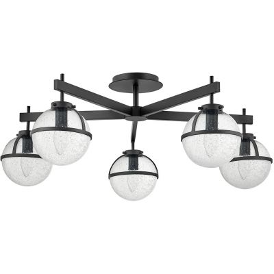 Elstead Lighting Hollis lampa podsufitowa 5x40 W czarna HK-HOLLIS-5-C-BK