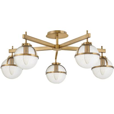 Elstead Lighting Hollis lampa podsufitowa 5x40 W stary mosiądz HK-HOLLIS-5-C-HB