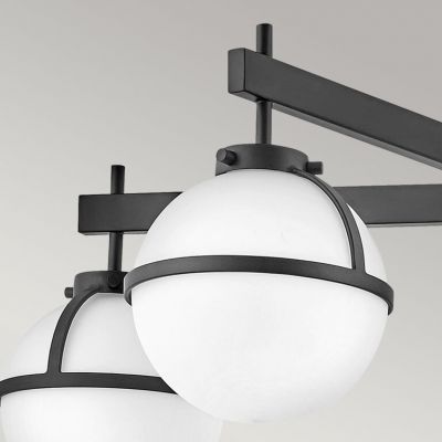Elstead Lighting Hollis lampa podsufitowa 5x40 W biała-czarna HK-HOLLIS-5-O-BK
