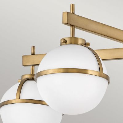 Elstead Lighting Hollis lampa podsufitowa 5x40 W biała-stary mosiądz HK-HOLLIS-5-O-HB