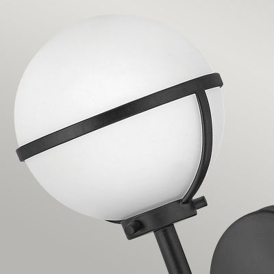 Elstead Lighting Hollis kinkiet 1x40 W biały-czarny HK-HOLLIS1-O-BK-BATH